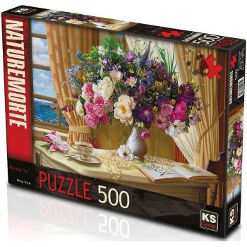 Image 1 of KS Games Авторски Пъзел от 500 части - Сутрешен Чай (48х34)