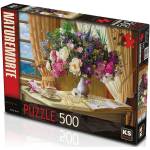 KS Games Авторски Пъзел от 500 части - Сутрешен Чай (48х34)