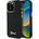 GUESS Силиконов калъф Guess с метално лого и рамка за iPhone 16 Pro - черен (3666339344313)