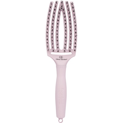 Olivia Garden Finger Brush Combo Pastel pastelové kefy na vlasy Medium ružová