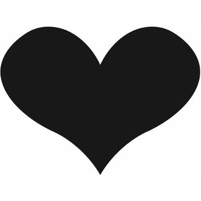 Šablona k tabulové barvě A4 Srdce – Zboží Dáma