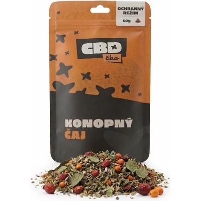 CBDCKO Konopný čaj Pevné zdraví 50 g