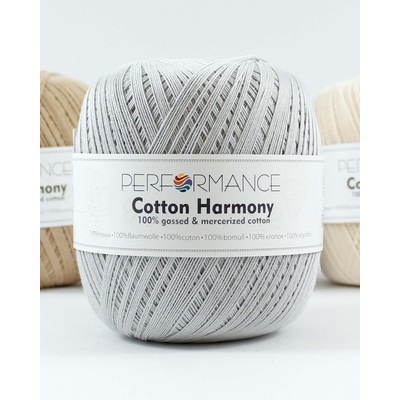 Performance Bavlněná příze Cotton Harmony 0231 - šedá 100g 560m