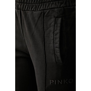 Pinko панталон с разкроен крачол дамски от памук (105724.A3II)