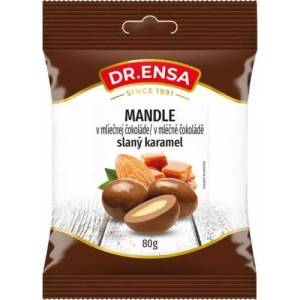 Dr. Ensa Бадеми Dr. Ensa в млечен шоколад със солен карамел 80 г