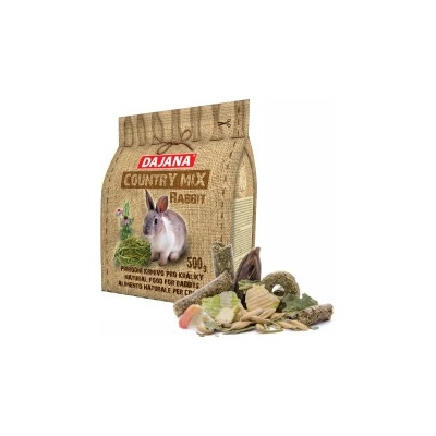 Dajana – COUNTRY MIX Rabbit 500 g krmivo pre králika