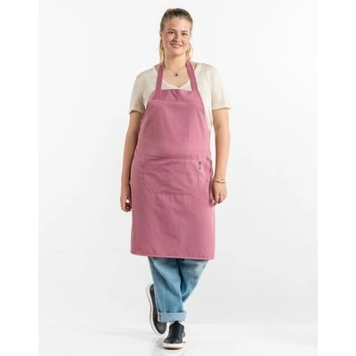 Chaud Devant Kuchářská zástěra s náprsenkou Bib Apron Berry Pink