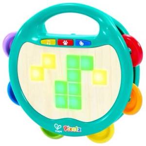 Hape Пикселз Тамбурина със светлинни и звукови ефекти (e0705k)