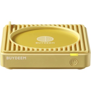 BUYDEEM Нагревател за чаши buydeem oa2001, 24w, 2 настройки, Автоматично спиране, Водоустойчив, Жълт (oa2001-my)