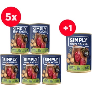 Simply From Nature Kozie mäso a zemiaky 6 x 400 g