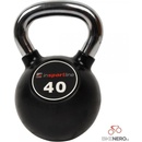 inSPORTline kettlebell Pogumovaná s chromovou rukojetí 40 kg