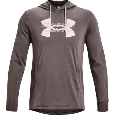 Under Armour Rival Terry Logo Hoodie hnedá