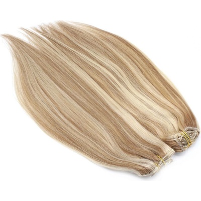 Deluxe clip in sada 40cm světlý melír