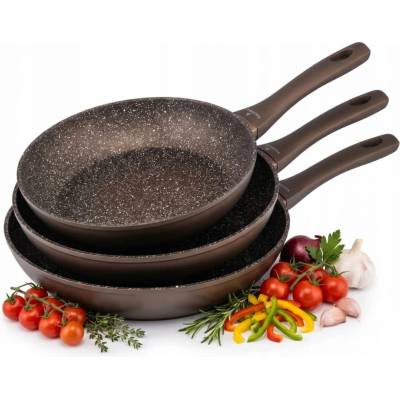 Valdinox Sada pánví Aurum – indukce, plyn, nepřilnavý povrch 20/24/28 cm