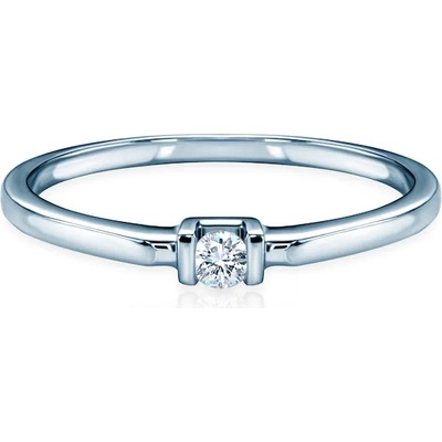 SAVICKI Годежен пръстен Savicki: бяло злато, диамант