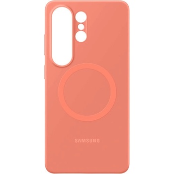 Samsung Калъф Samsung - Silicone Magnet, Galaxy S26 Ultra, Qi, коралов (8806097887201)