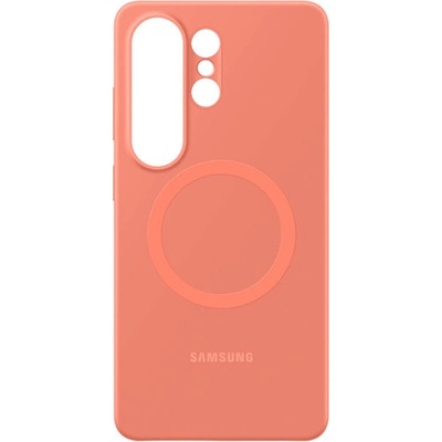 Samsung Калъф Samsung - Silicone Magnet, Galaxy S26 Ultra, Qi, коралов (8806097887201)