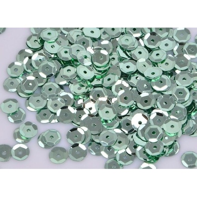 Flitry lomené Ø6 mm lomené - 10g zelené