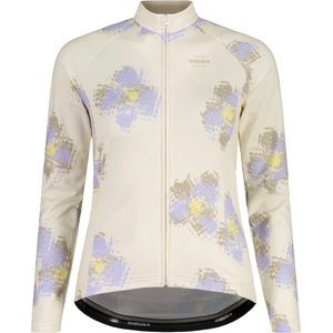 Maloja Дамска фланелка с дълъг ръкав за колоездене Maloja Women's SundaM. 1/1 Cycling jersey - Shaded White Joy - размер XS (156-3052-0411)