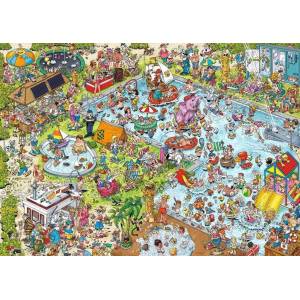 Ravensburger - Puzzle Ray's Comic Series - Holiday Resort No. 3 The Pool - 1 000 piese