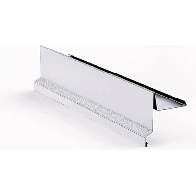 Závětrná lišta klasik s okapnicí r.š.250mm Al Hliník přírodní dl.2m
