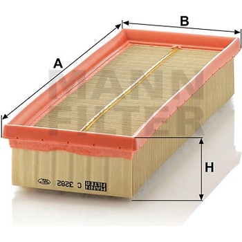 MANN FILTER Vzduchový filter C 3282