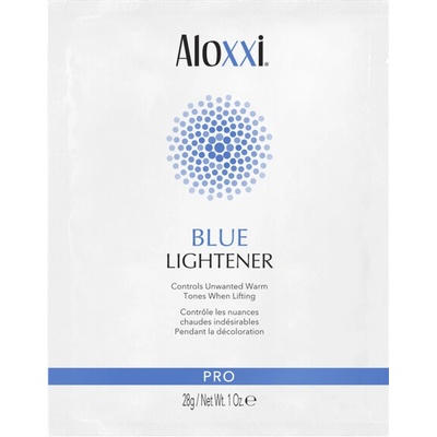 ALOXXI ZESVĚTLOVAČ Modrý 28g s oxidačním krémem 6% 100 ml