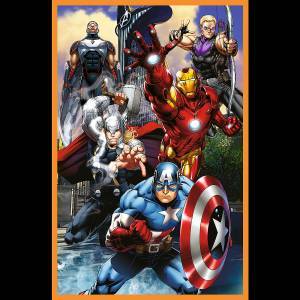Trefl Puzzle - 3x80 - Days full of action - Disney Marvel The Avengers Trefl 34883