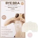Bye Bra - повдигащи лепенки за гърди D-F - невидими - розови - 6 броя - lovesexshop
