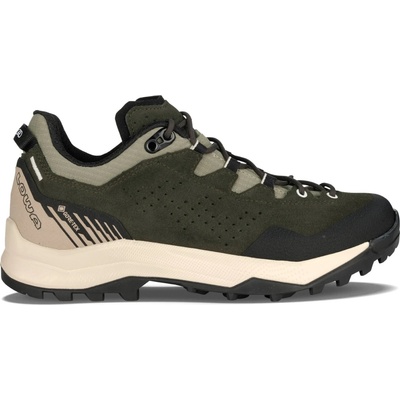 Lowa Мъжки туристически обувки Lowa Explorer GTX Lo Walking boots - Dark Green / Panna - размер 41, 5 (EU) (019-1354-0213)