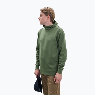 POC Мъжки потник за преходи POC Poise Hoodie epidote green