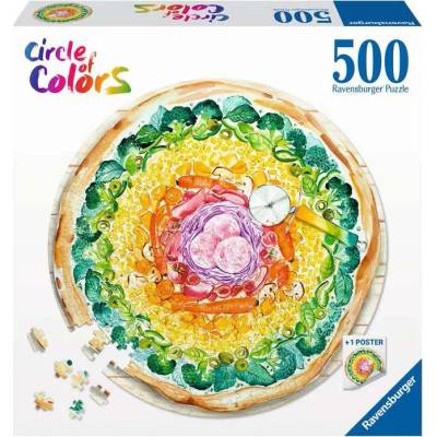 Ravensburger - Puzzle Color wheel: Pizza - 500 piese
