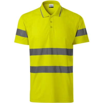 Rimeck polokošile HV Runway 2V9 reflexní krátký rukáv unisex žltá svítivě 3XL