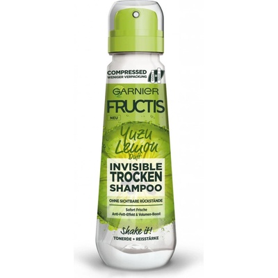 Garnier Fructis suchý šampon s vůní yuzu citrónu 100 ml