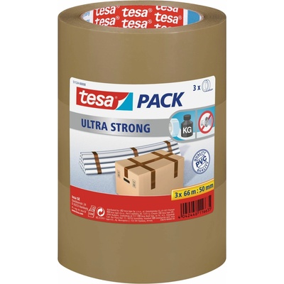tesa baliace lepiaca páska pack® Ultra Strong hnedá 66 m x 50 mm