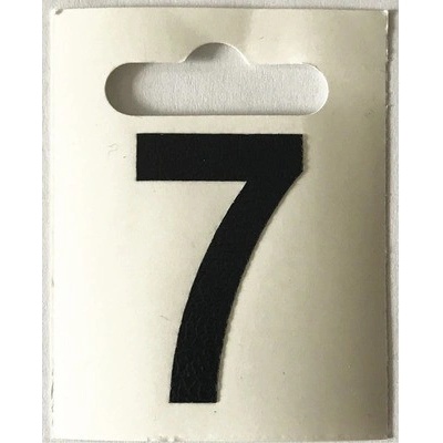 Samolepka číslo 7, 50 x 65mm