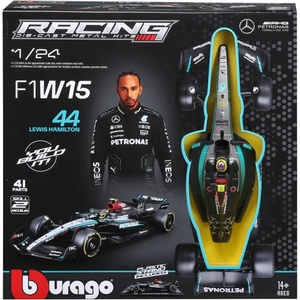 Bburago Кола за сглобяване Bburago - Mercedes GP F1 W15 EQ Performance Team, Lewis Hamilton, 1: 24 (18-28513-KIT)