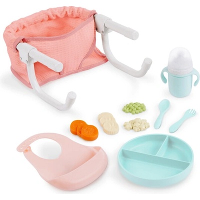 LullaBaby Stolička k stolu pre bábiky s doplnkami
