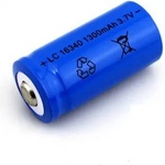  Акумулаторна батерия, 3, 7V, 1300mAh, 16340, Li-ion