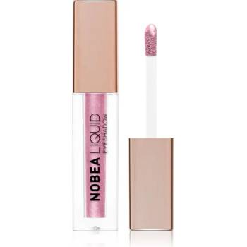 NOBEA Metal Liquid Eyeshadow течни очни сенки цвят Rosegold #E02 4ml