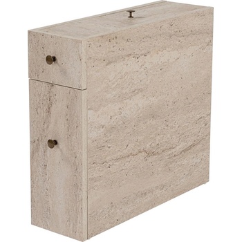 ASIR GROUP Шкаф за баня melody декор мрамор бежов (as3259)