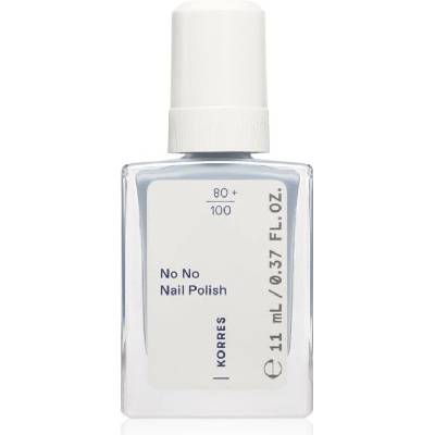 Korres No No Nail Polish pečující lak na nehty odstín 72 Pastel Blue 11 ml