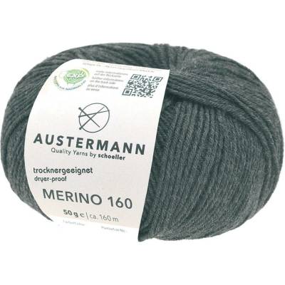 Pletací příze Austermann Merino 160 EXP Barva: 234 ANTHRAZIT MELIERT