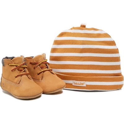 Timberland Зимни обувки Timberland Crib Bootie With Hat TB09589R2311 Кафяв (Crib Bootie With Hat TB09589R2311)