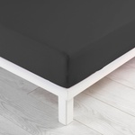 douceur d'intérieur Антрацитен еластичен чаршаф от джърси 90x190 cm Jersy - douceur d'intérieur (1644093)