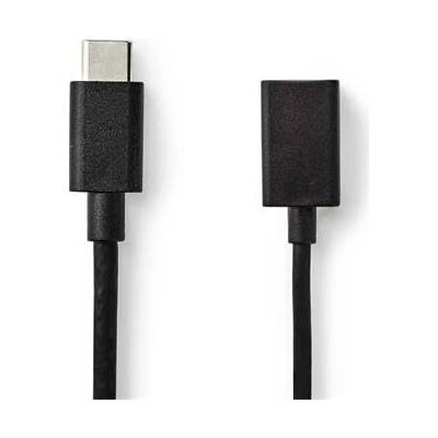 Nedis CCGB61710BK02 USB 3.0, Typ-C Zástrčka - A Zásuvka, 0,15m, černý