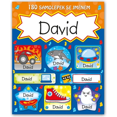 ARGUS Veselé nálepky samolepky s menom David