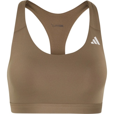 adidas Дамски спортен сутиен adidas Women's Optime Essentials Workout Medium Support Sports bra - Khaki Six - размер XL (114-4089-0215)