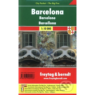 Barcelona city plan 1:10 000