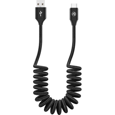 Tellur Кабел Tellur - Extendable, USB-A/USB-C, 1.8 m, черен (TLL155395)